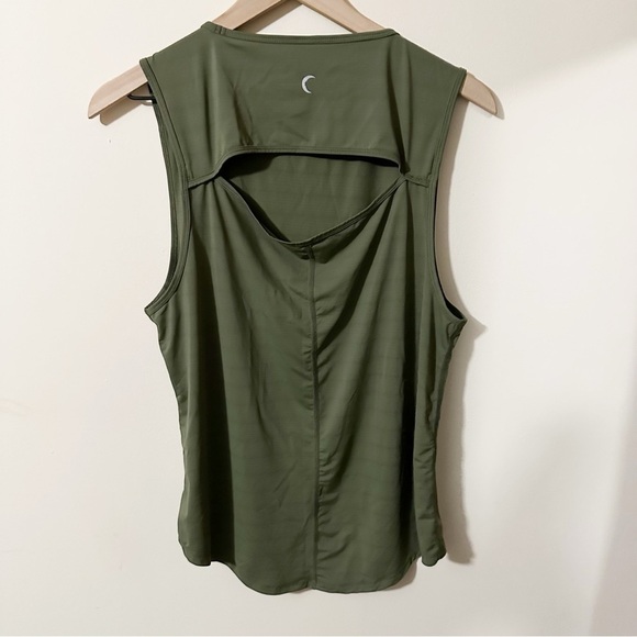 Zyia Active Womens Green Athletic Tank Top Size XL Stretch - Picture 2 of 7